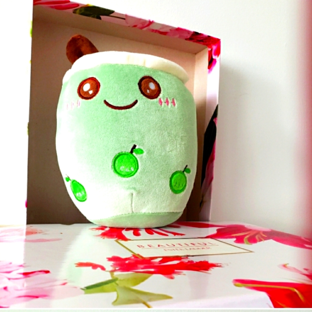 New and Beautiful 🥰 BUBBLE TEA CUP BLUSH TOY 😊